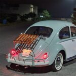 Volkswagen Porta-coperchio Beetle con doghe in legno