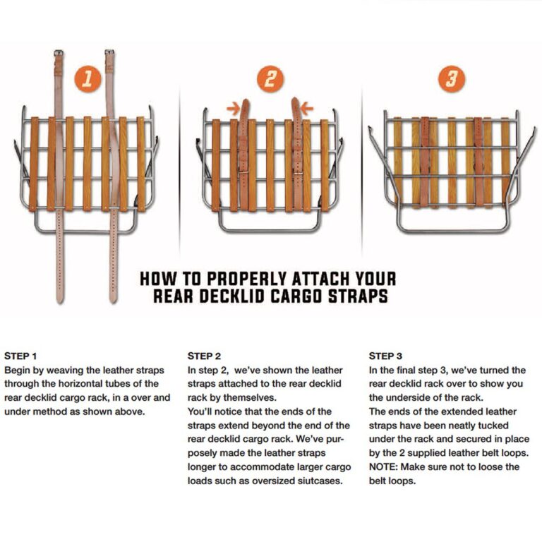 Volkswagen Beetle リアデッキリッドカーゴストラップ