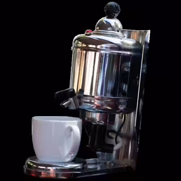 Vintage Volkswagen coffee maker accessory on a clean background
