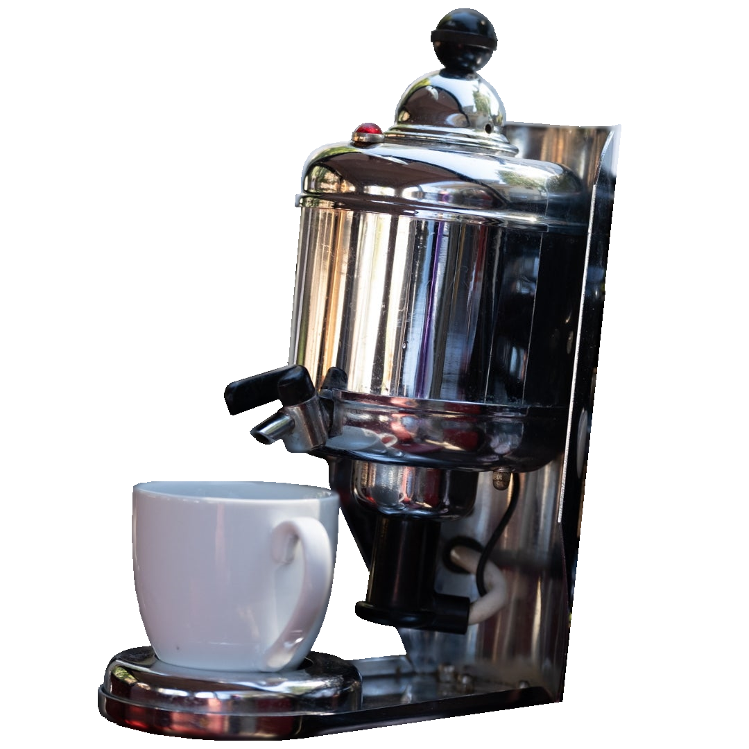 Vintage Volkswagen coffee maker accessory on a clean background