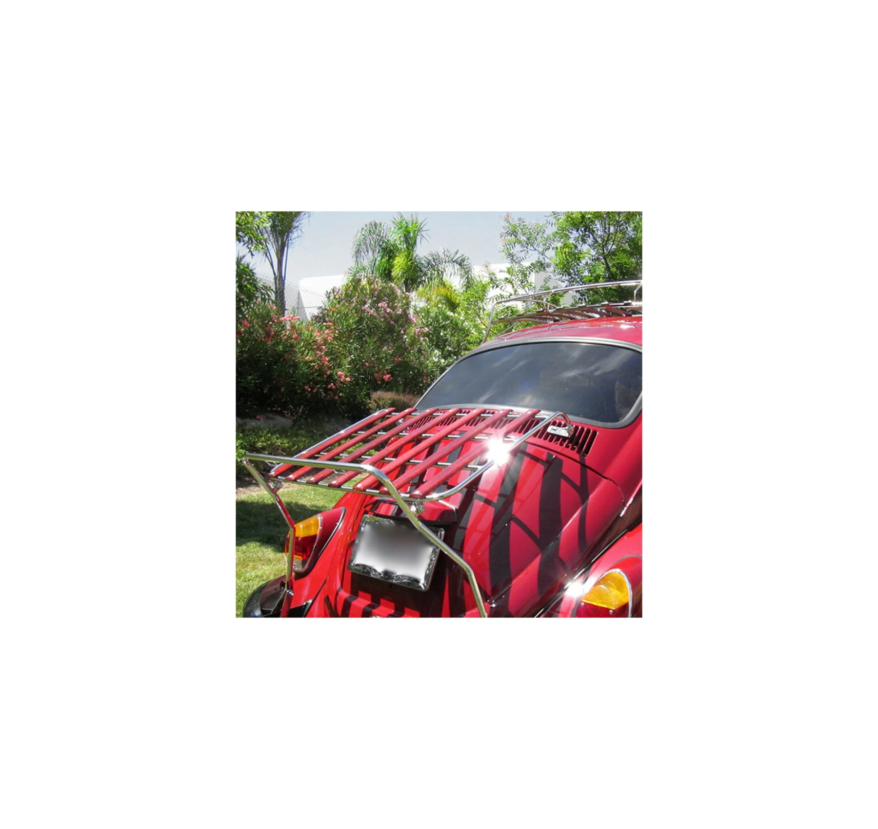 Volkswagen Beetle Deck-Lid Rack with Red Slats